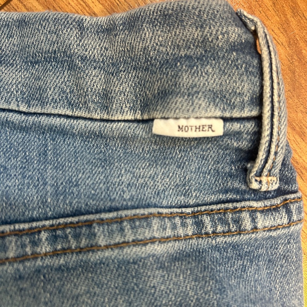 Women’s Size 26 MOTHER Light Blue High Rise Skinny Jeans - Picture 6 of 6